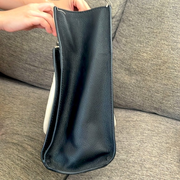 Kate Spade Color Block Black and White Tote - Picture 3 of 6